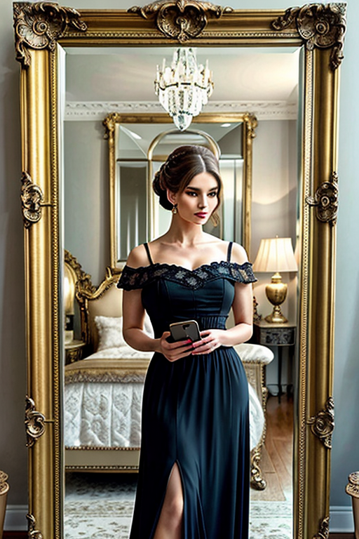 aesthetic mirror selfie girl quotes