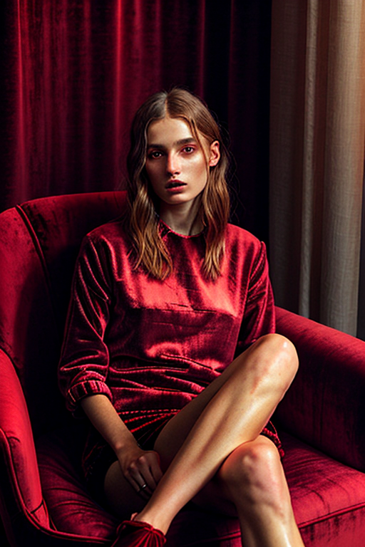 red eyes pic girl aesthetic